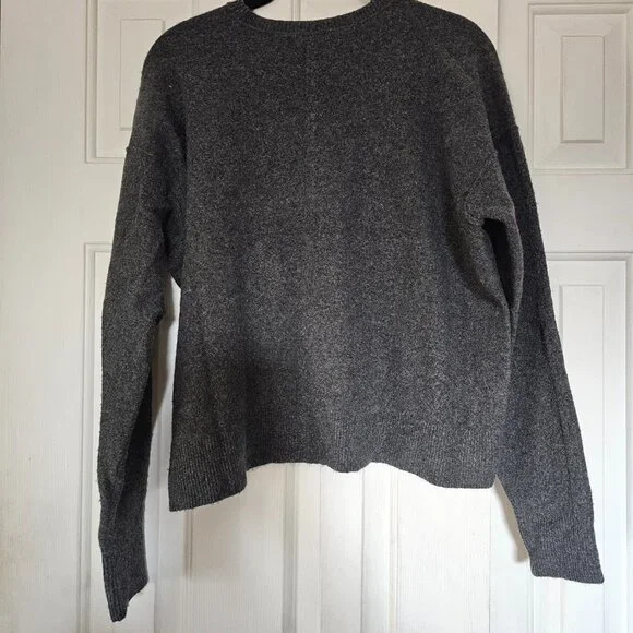Free People Luna Sweater-Charcoal Grey xs - Picture 2 of 11